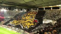 Eintracht - Lazio, lo spettacolo dei tifosi tedeschi