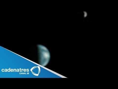 Primeras imágenes de la tierra tomadas desde Marte