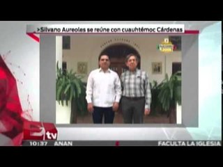 Silvano Aureoles se reúne con Cuauhtémoc Cárdenas / Excélsior informa