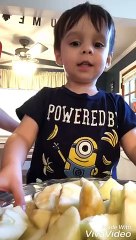 3-Year-Old Gives Adorable Apple Pie Making Tutorial