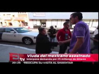 Viuda de mexicano asesinado en EU demandó por 25 mdd a la policía / Excélsior