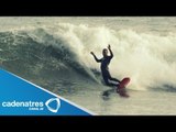 Gran espectáculo de surfistas a pesar al mal tiempo