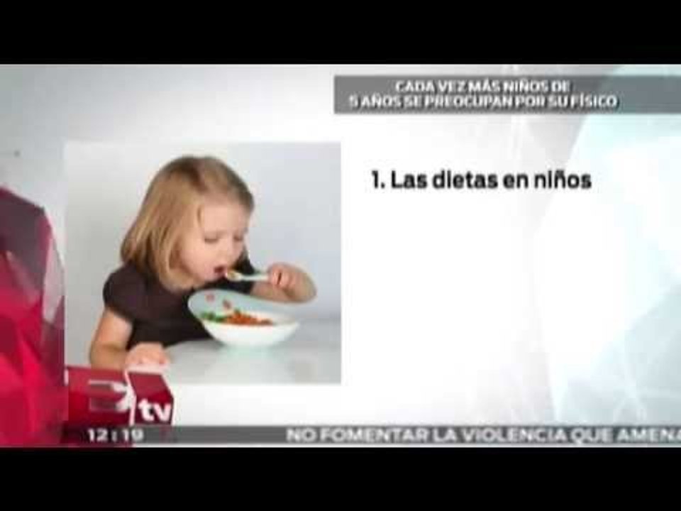 Cada vez más niños de 5 años se preocupan por su físico/ Entre Mujeres