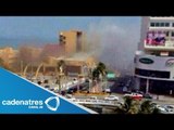 Se incendia hotel en Boca del Río, Veracruz (VIDEO)