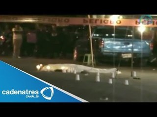 Asesinan a dos hombres a sangre fría en calles de Chalco, EdoMex