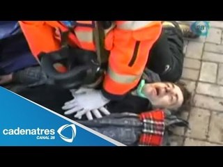 ¡¡¡ENTÉRATE!!! Calles de Kiev, Ucrania, lucen con muertos y heridos tras choque contra policías