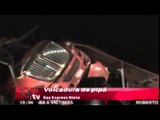 Vuelca pipa de Gas Express Nieto sobre la México-Toluca/ Comunidad
