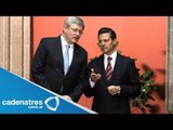 México y Canadá reafirman alianza comercial; Peña Nieto da bienvenida a Stephen Harper