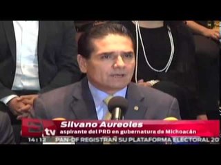 Silvano Aureoles aspirante del PRD en gubernatura de Michoacán / Titulares de la tarde