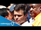 Leopoldo López acusado por delitos de incendio, daños y asociación para delinquir