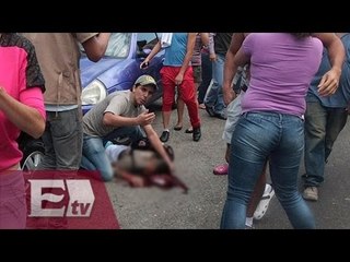 VIDEO: Estudiante muerto durante protesta contra Nicolás Maduro / Vianey Esquinca