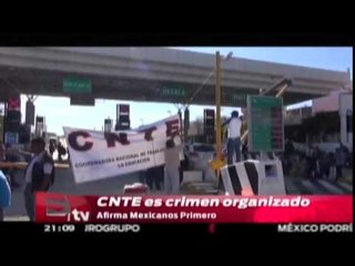 CNTE es crimen organizado, afirma Mexicanos Primero / Martín Espinosa