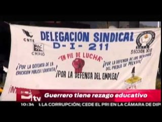 Preocupante rezago educativo en Guerrero / Excélsior informa