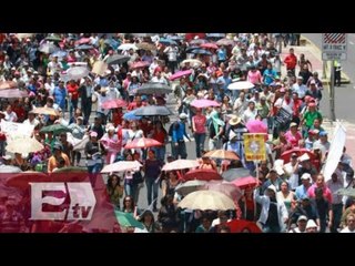 CNTE se manifiesta en Oaxaca en apoyo a la CETEG / Paola Virrueta