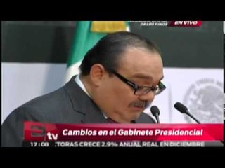 Cambios en el gabinete presidencial