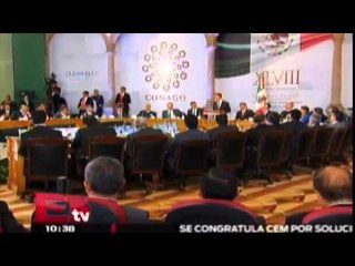 Presidente Peña Nieto pide a gobernadores trabajar en conjunto / Excélsior informa