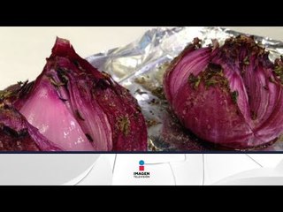 Cómo preparar flores de cebolla rostizada