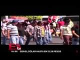 Maestros de la CNTE protestaron afuera de la sede de la Policía Federal en Chilpancingo:Nacional