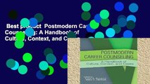 Best product  Postmodern Career Counseling: A Handbook of Culture, Context, and Cases