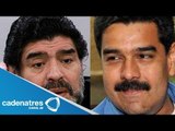 Maradona respaldó a Maduro y dice: 