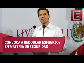Peña Nieto llama a gobernadores a trabajar de manera conjunta