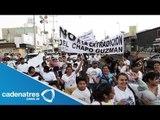 Investigan a manifestantes que exigen la liberación de 'El Chapo' Guzmán