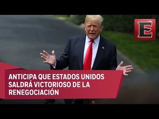No ha sido fácil negociar el TLCAN con México y Canadá: Trump