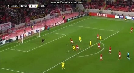 Fornals    Goal  HD   Spartak Moscow 1 - 2	 Villarreal  04-10-2018