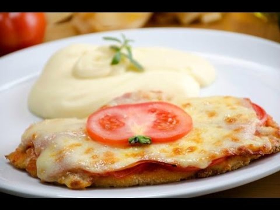 Cómo hacer una milanesa con puré