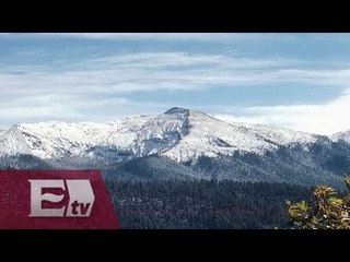 Cerro del Ajusco amance como postal de invierno / Comunidad