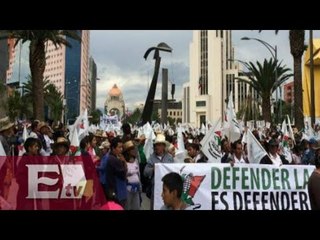 Marchas campesinas provocan caos vehicular y afectación a peatones /Pascal Beltrán