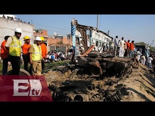 Accidente de tren en la India deja 34 muertos/ Global
