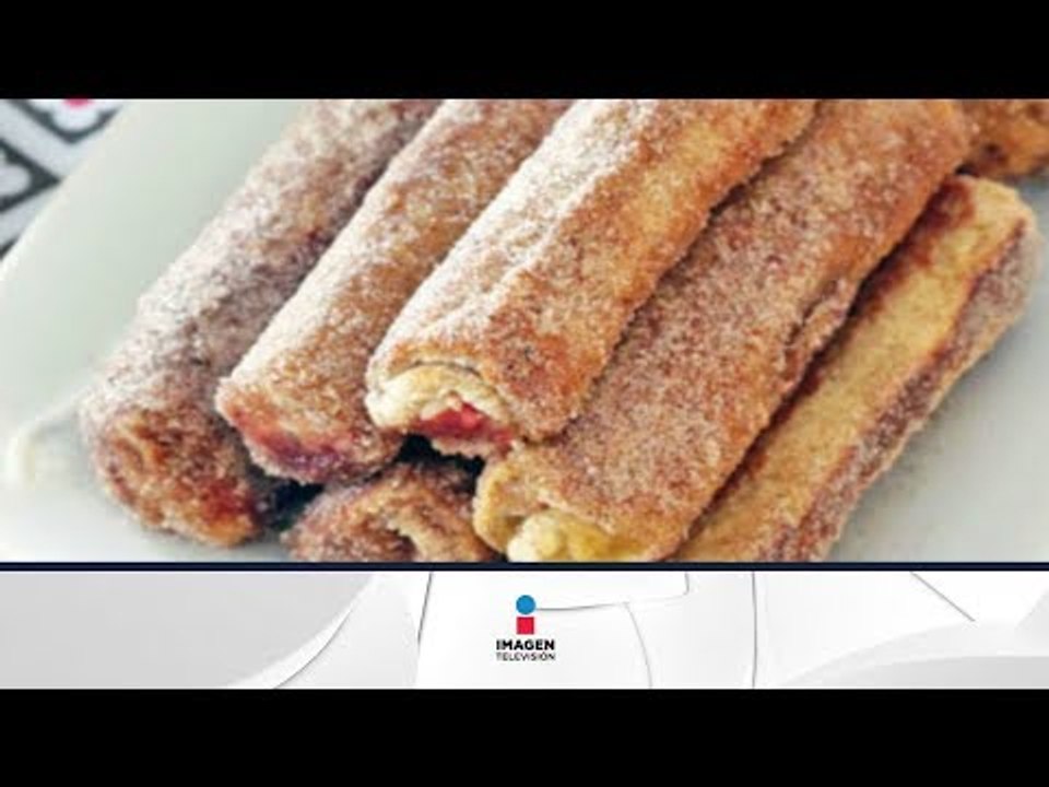 Rollitos de queso crema y canela