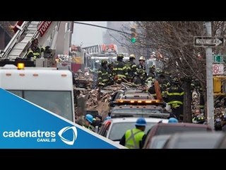 Explosión en dos edificios de Nueva York deja 7 muertos y 63 heridos