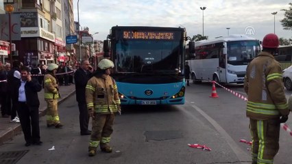 Kadıköy'de yolda çökme - İSTANBUL