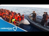 ¡ENTÉRATE! Marina italiana rescata del mar a más de 2 mil migrantes africanos