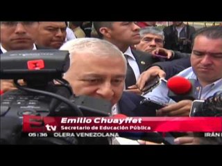 Chuayffet: Se cambiarán a maestros faltistas de Oaxaca / Vienay Esquinca