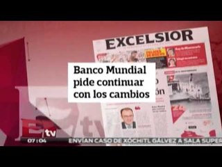 Videgaray  no hay contracción; La economía se acelera, afirma / Titulares de la tarde