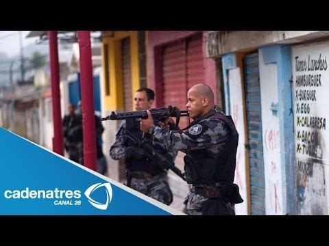 Policía brasileña ocupa favela insegura de Río de Janeiro a 90 días del Mundial 2014