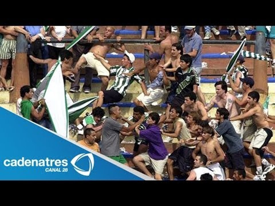 Violencia de barras bravas empaña los partidos de futbol