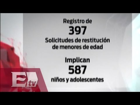 Registran 397 casos de restitución de menores de edad en México / Titulares de la tarde