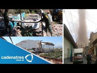 ¡ENTÉRATE! Así quedó el municipio michoacano de Tangancícuaro tras paso de tornado