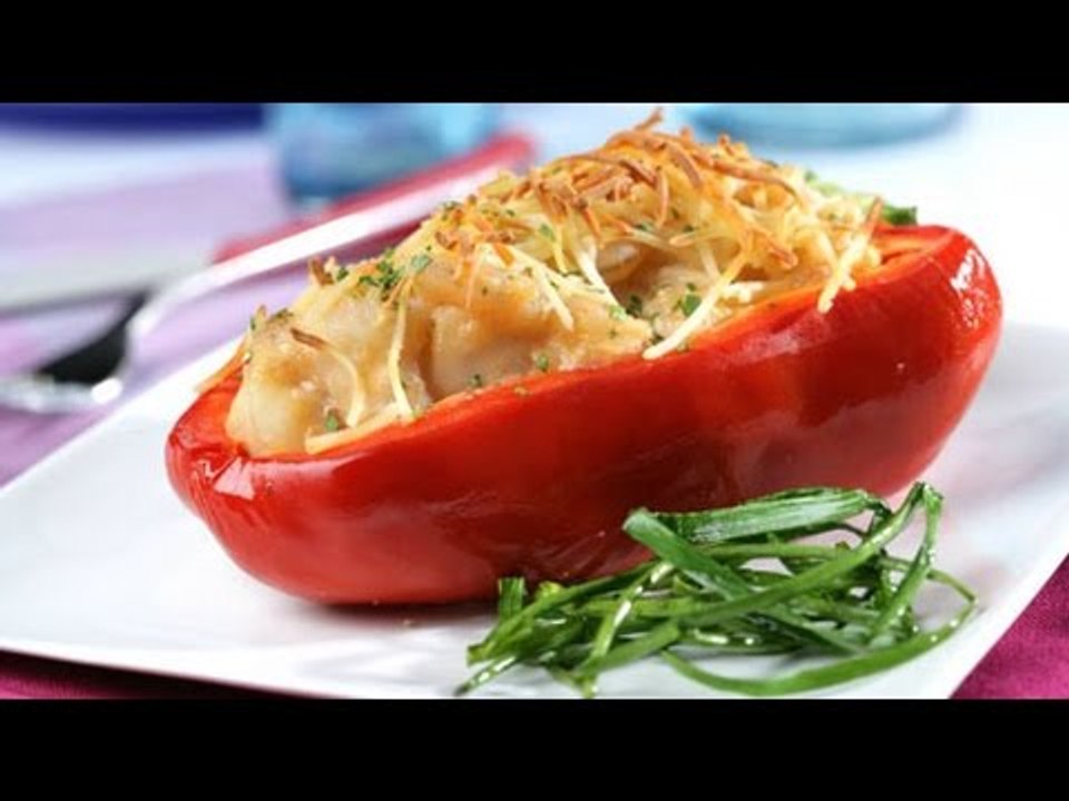Sorprende a tus invitados con unos deliciosos pimientos rojos rellenos