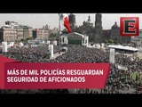 Capitalinos abarrotan el Zócalo para ver el duelo México vs Suecia