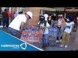 Normalistas de Oaxaca vandalizan y saquean centros comerciales