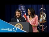 Diego Luna promociona César Chávez en la Casa Blanca