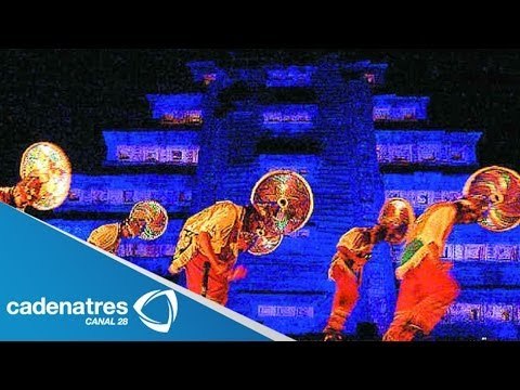 Arranca la cumbre Tajin en Veracruz con un espectáulo de luces