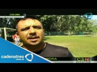 Hombre sin manos lucha por ser portero de Ciclones, Colima