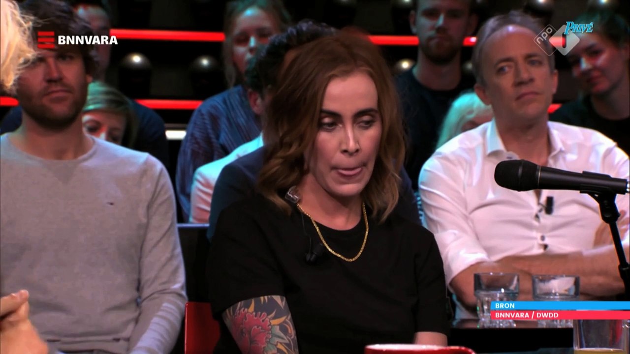 Anouk in tranen