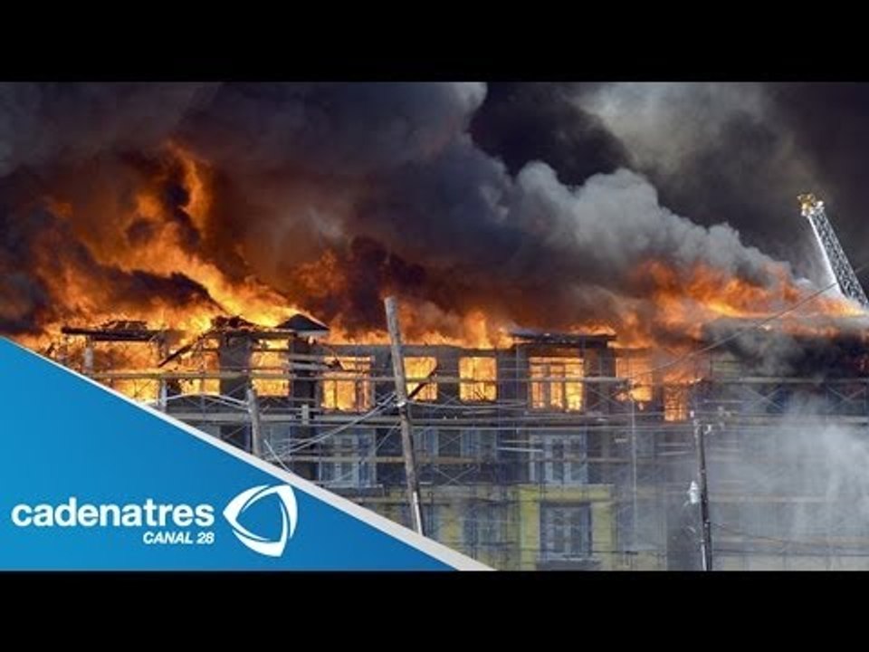 Incendio en edificio de Houston / Building fire in Houston
